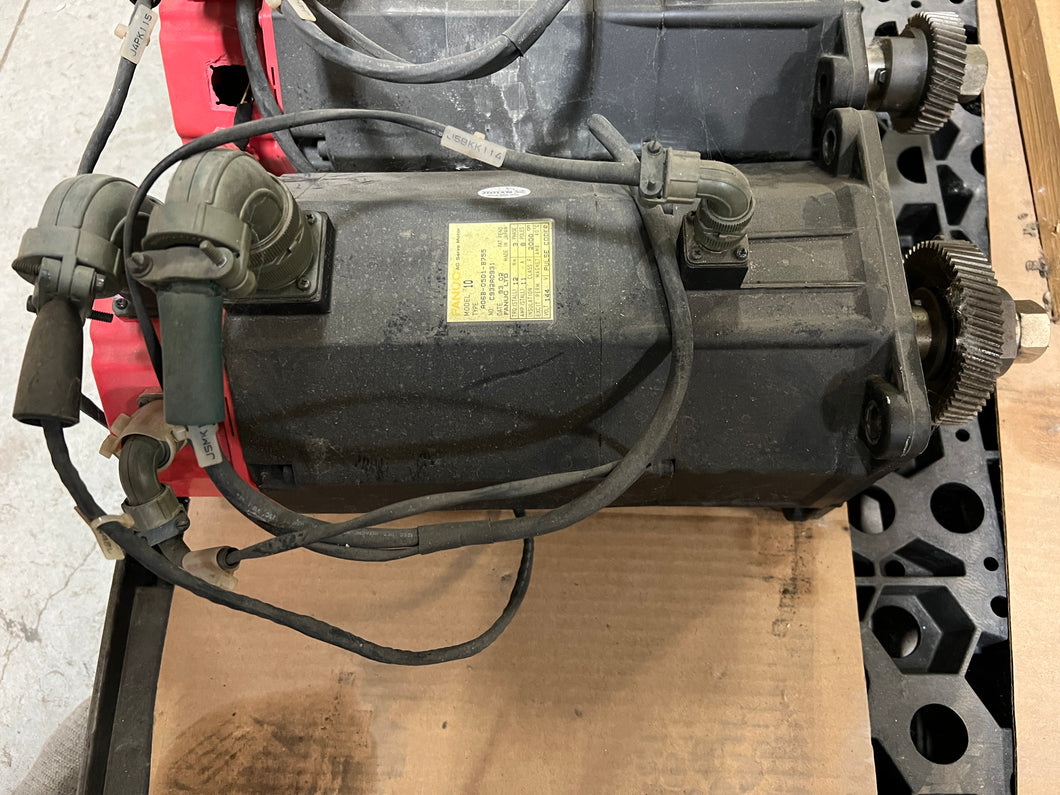 FANUC A06B-0501-B755 SERVO MOTOR SEE PICTURES FOR DAMAGE