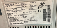 Load image into Gallery viewer, ALLEN BRADLEY 20AC8P7A0AYNANNN SER A NO PAPERS
