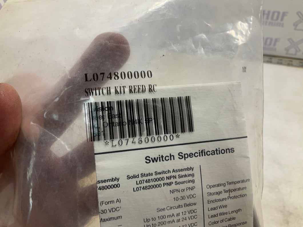 PARKER L074800000 REED SWITCH