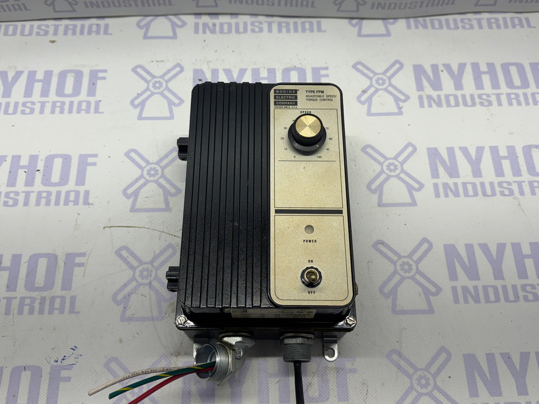 BODINE 855 ADJUSTABLE SPEED TORQUE CONTROL