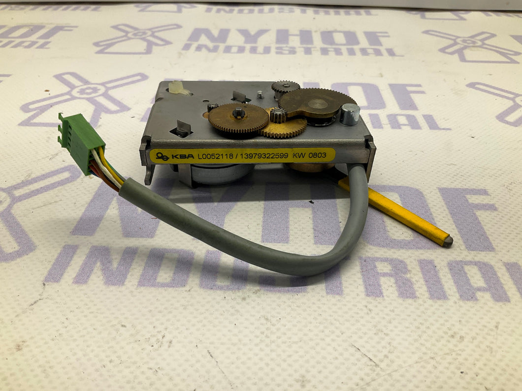 KBA L0052118 13979322599 KW 0803 INK MOTOR POSITIONING SERVO