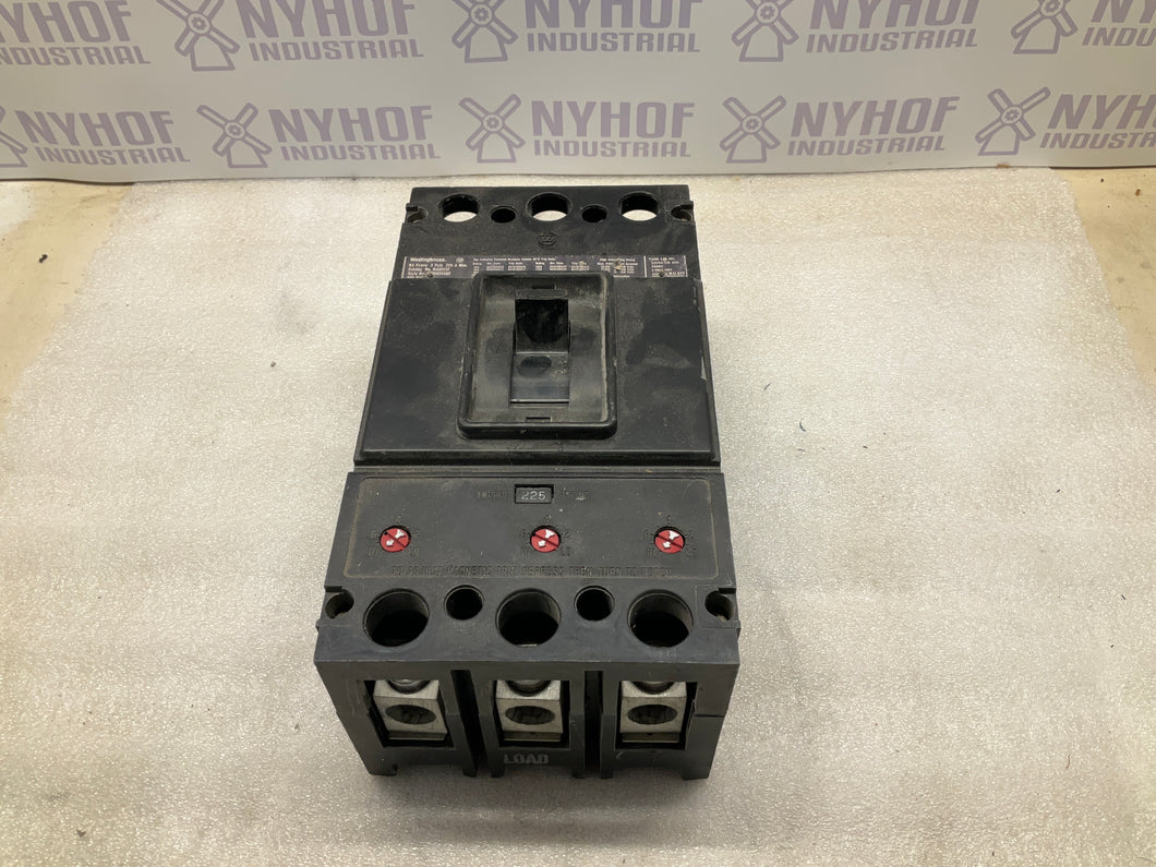 WESTINGHOUSE KA3225F 225 AMP 3 POLE BREAKER-HEH