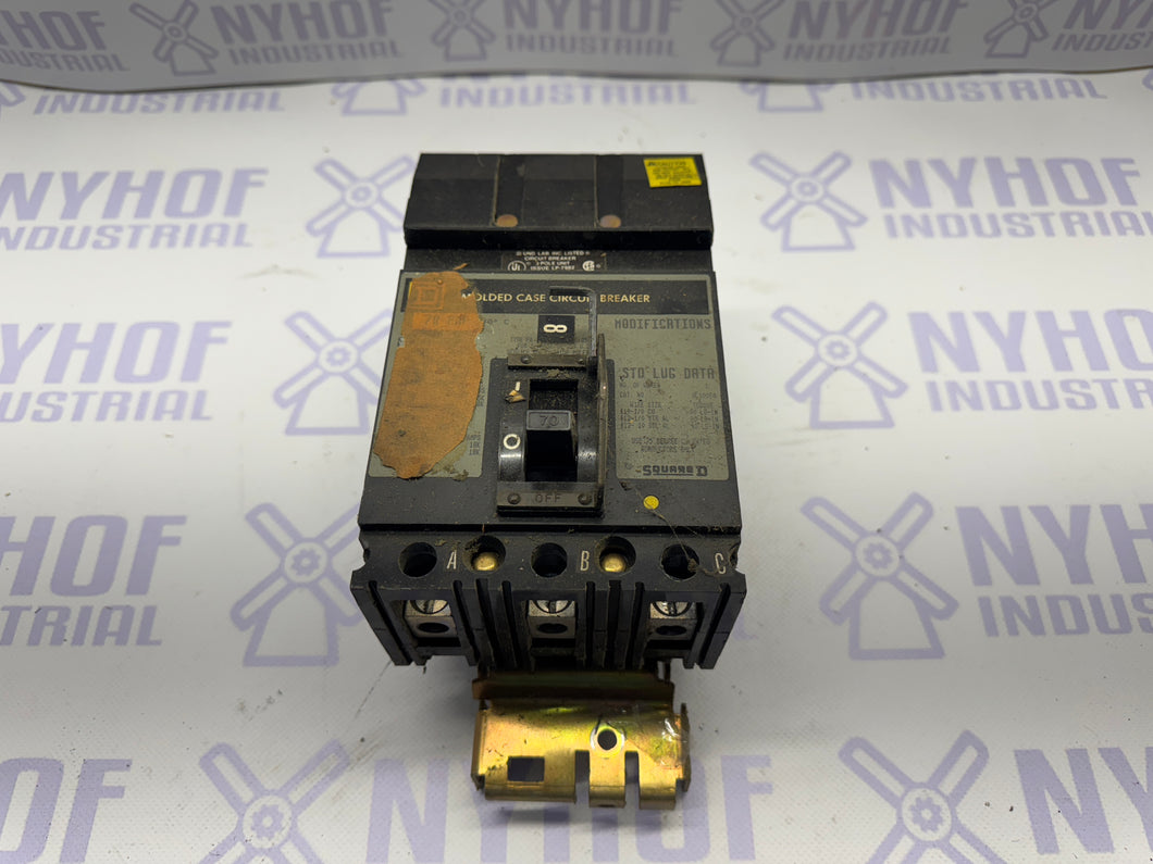 SQUARE D FA34070 70AMP BREAKER