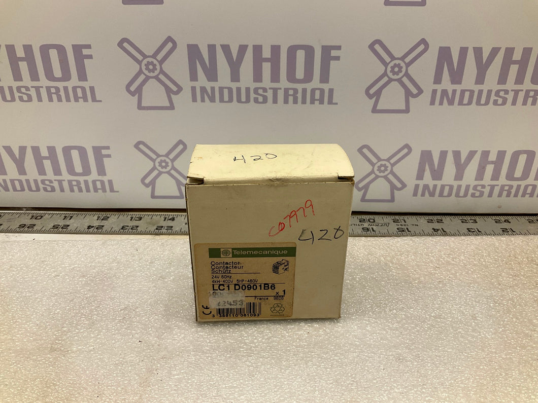 TELEMECANIQUE LC1 D0901B6 CONTACTOR