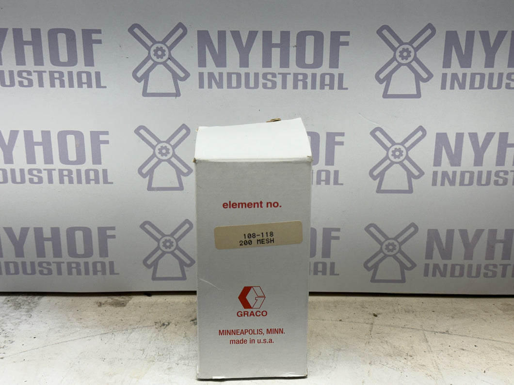GRACO 108-118 FILTER 200 MESH