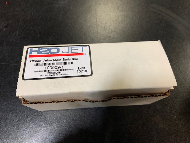 H20 JET 10009-1 CHECK VALVE MAIN BODY 60K (20458098)