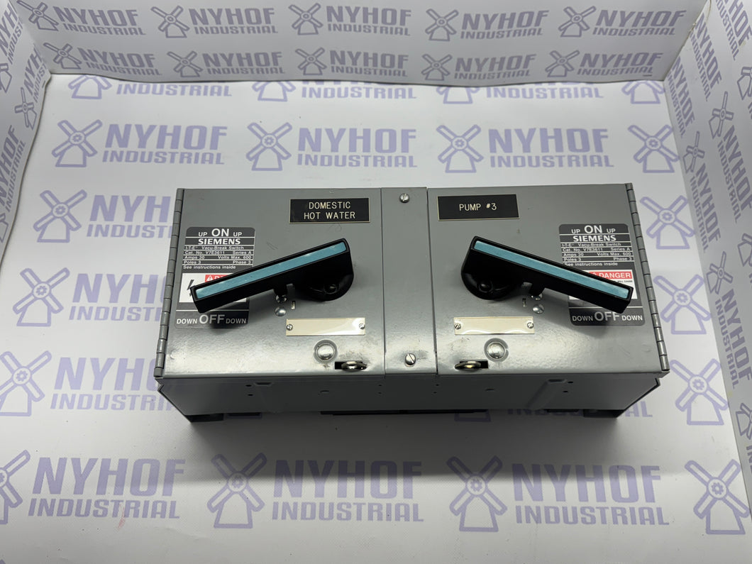 SIEMENS V7E3611 30 AMP VACU-BREAK SWITCH (JV)