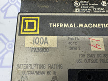 Load image into Gallery viewer, SQUARE D FA36100 100AMP BREAKER
