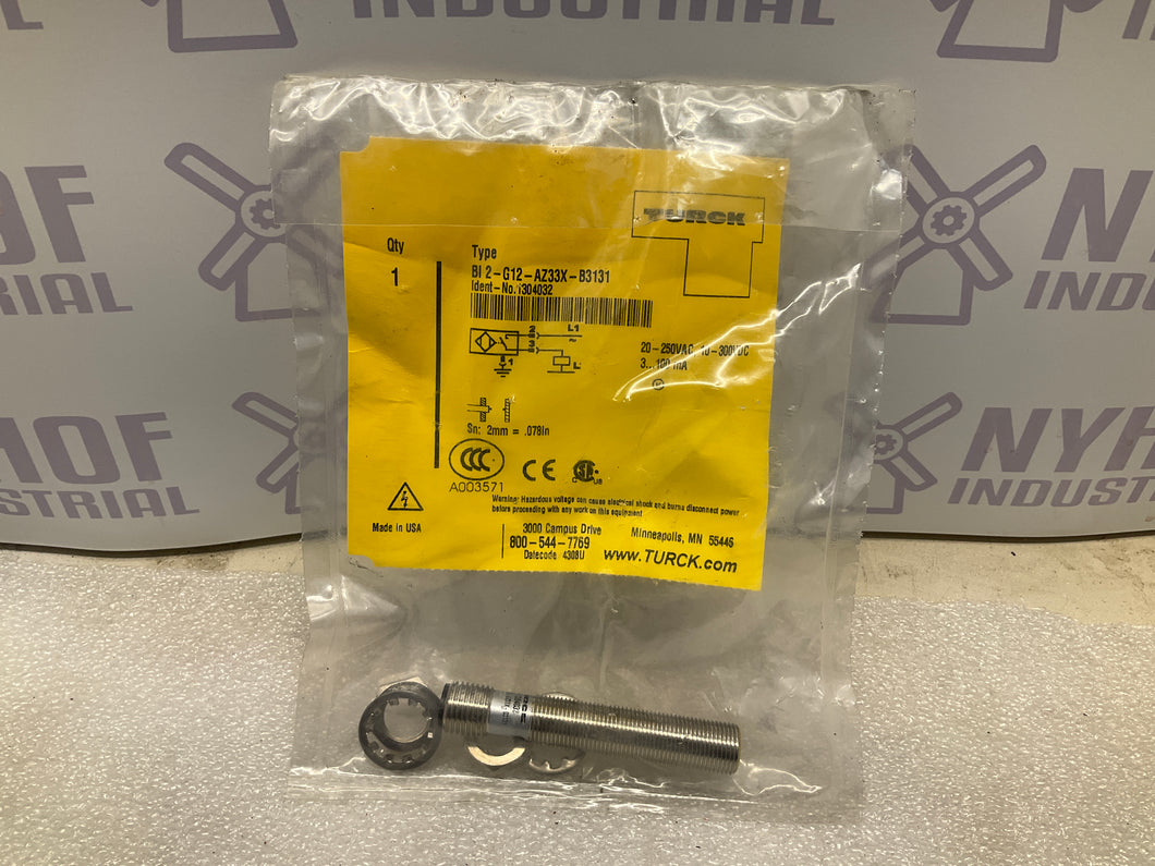 TURCK BI2-G12-AZ33X-B3131