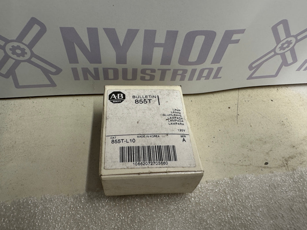 ALLEN BRADLEY 855T-L10 SER A LAMP