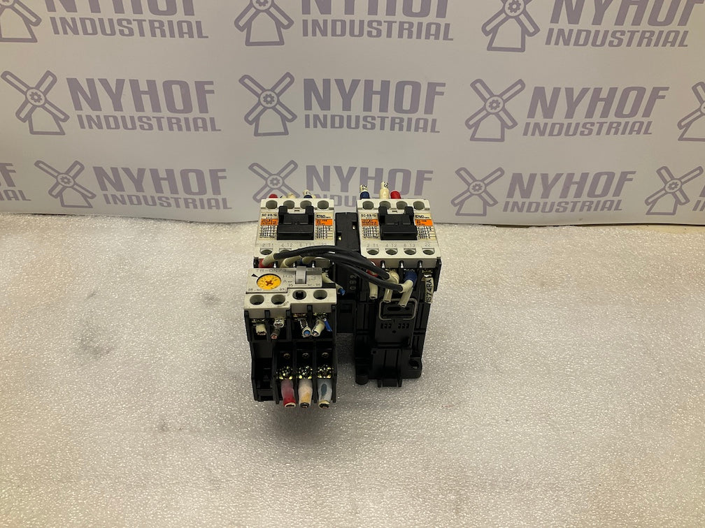 LOT OF TWO: FUJI ELECTRIC SC-03/G 20 AMP CONTACTOR WITH 1 OVERLOAD RELAY