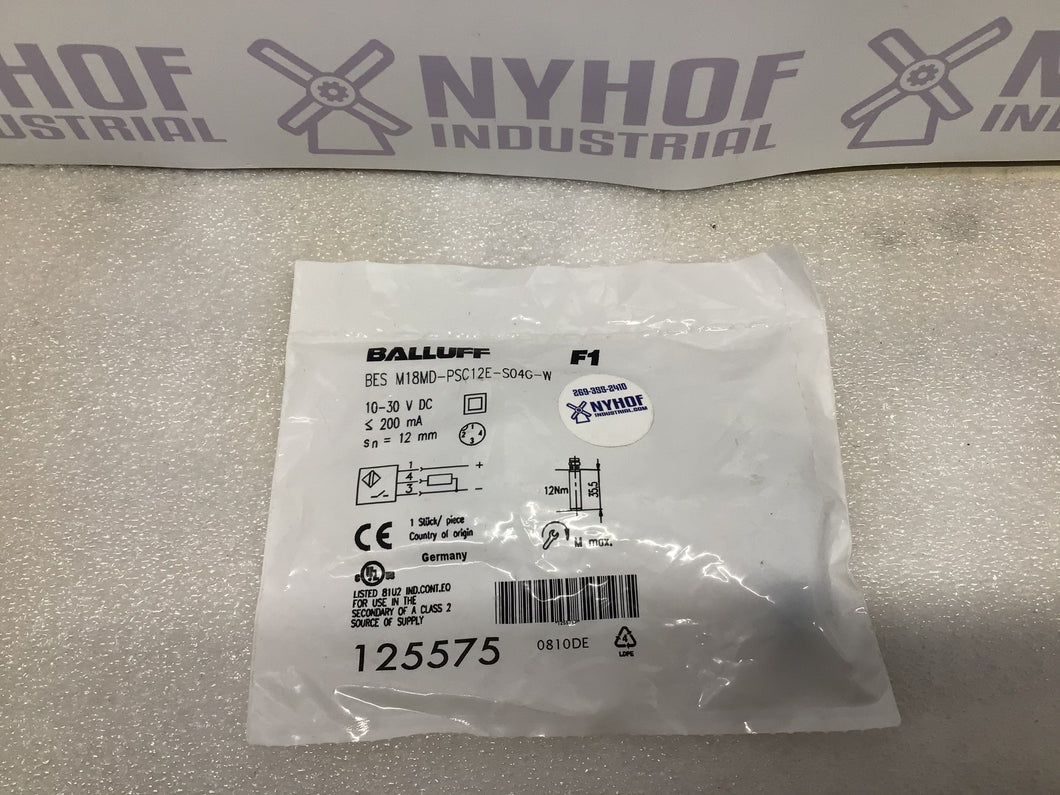 BALLUFF BES-M18MD-PSC12E-S04G-W