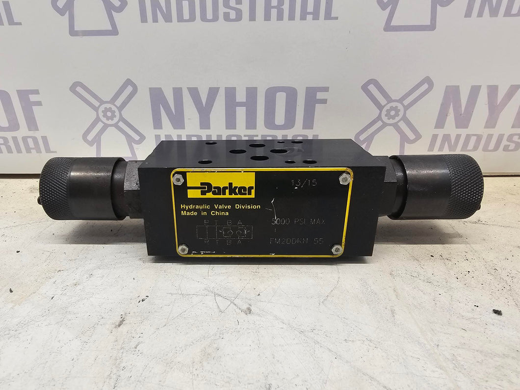 PARKER FM2DDKN-55 HYDRAULIC VALVE 5000 PSI MAX