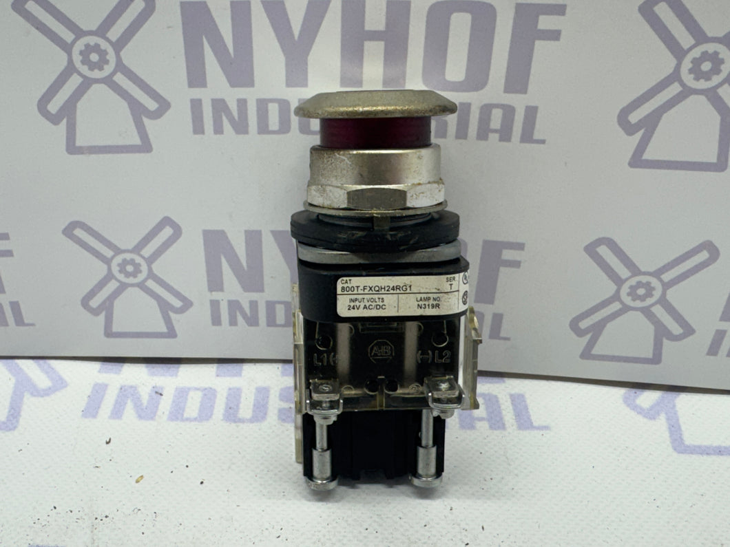 Allen Bradley 800T-FXQH24RG1 RED Ser T
