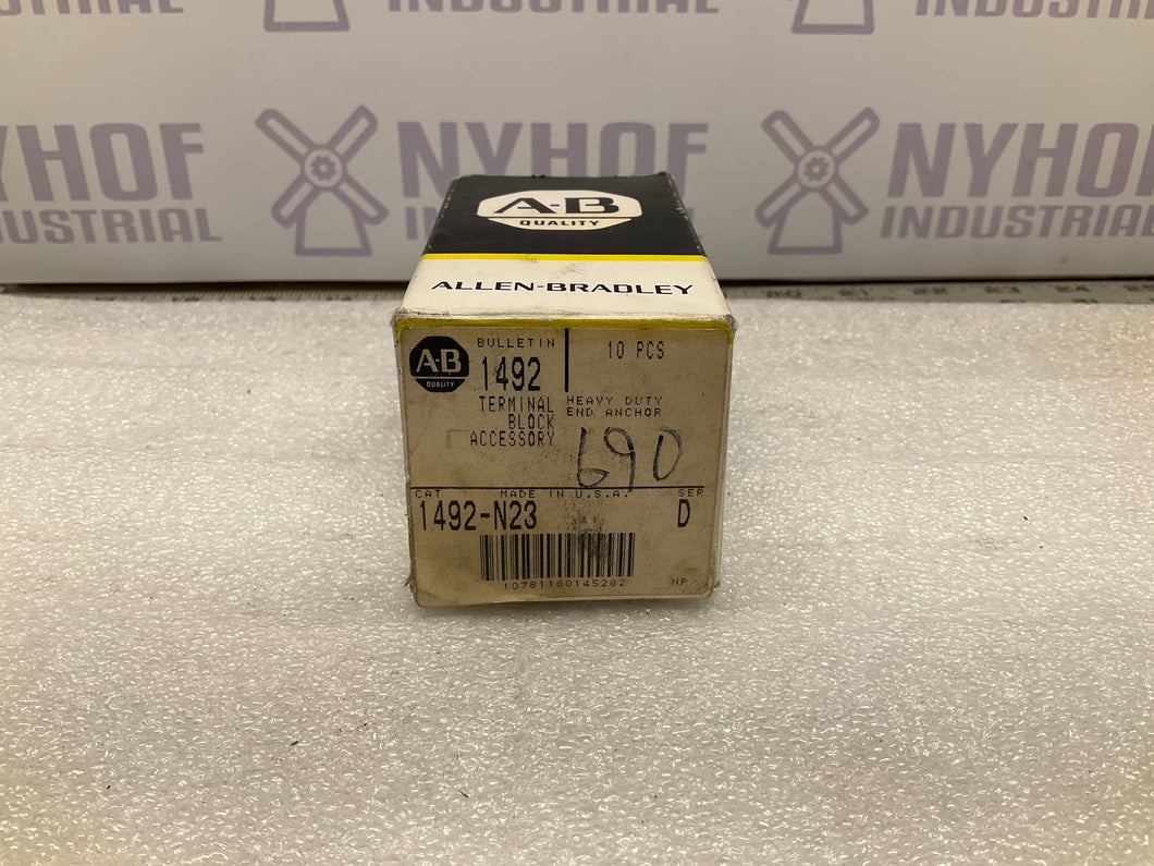 LOT OF 8: ALLEN BRADLEY 1492-N23 SER D