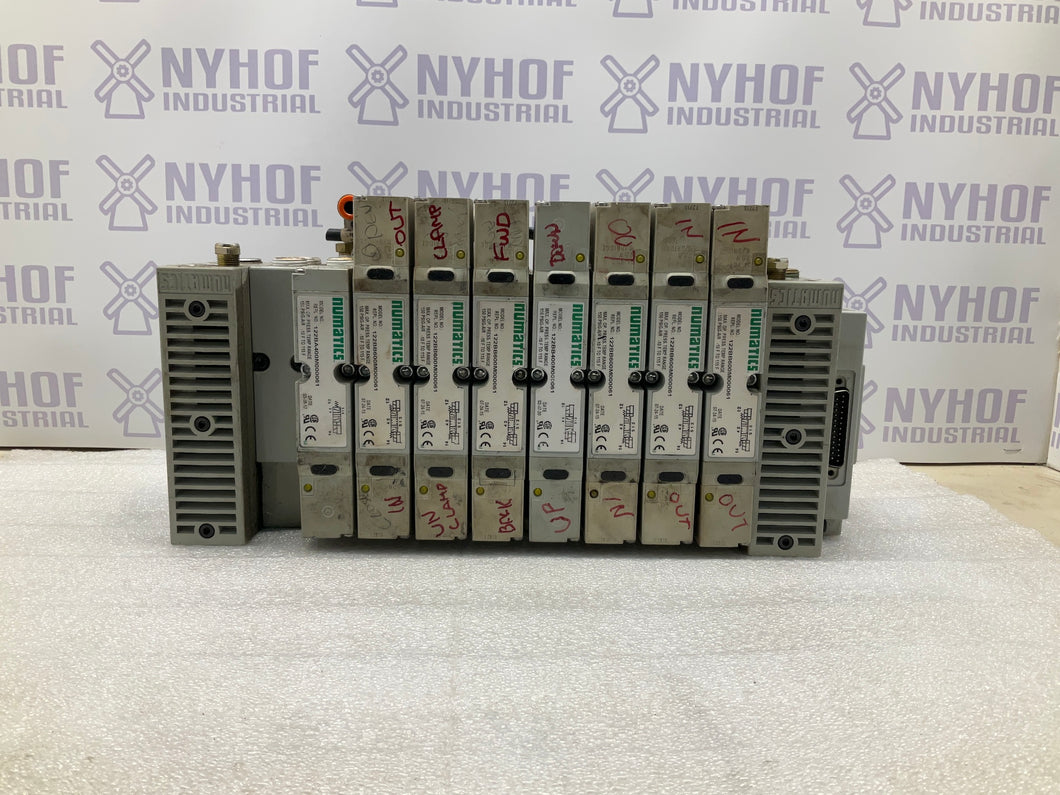 NUMATICS 122BB600M000061(QT 7) w/ 122BA400M000061(QT 1) & MANIFOLD inc