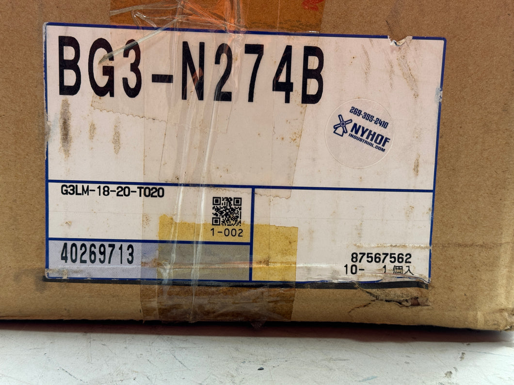 GTR/BROTHER G3LM-18-10-T020X 3-PHASE INDUCTION MOTOR 200/220V