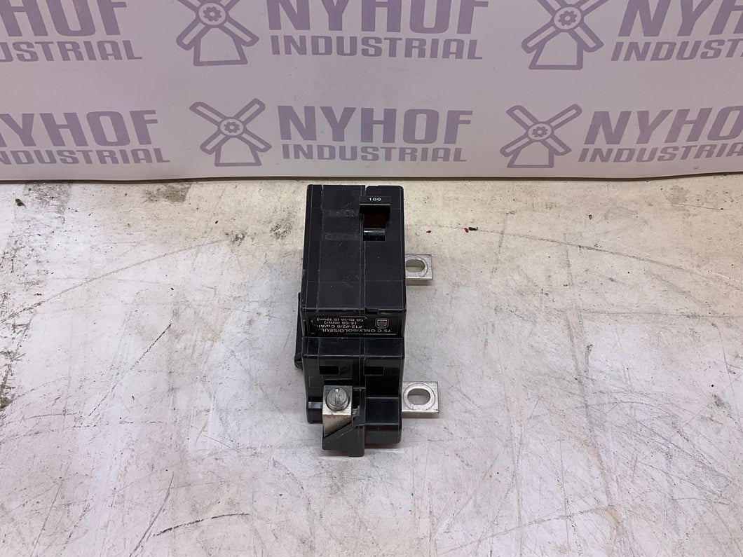 SQUARE D QOM100VH8106 BREAKER 100AMP (JV)