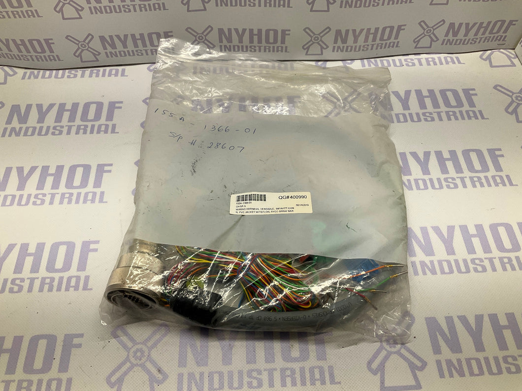 155A-1366-01 S/P#28607 Wiring Harness, 16 Nozzle, .8M W/ITT CONN