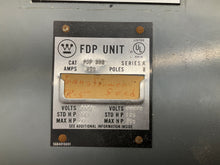 Load image into Gallery viewer, Westinghouse FDP365 400Amp Panelboard Switch

